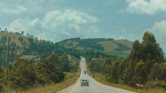 Driving in Uganda